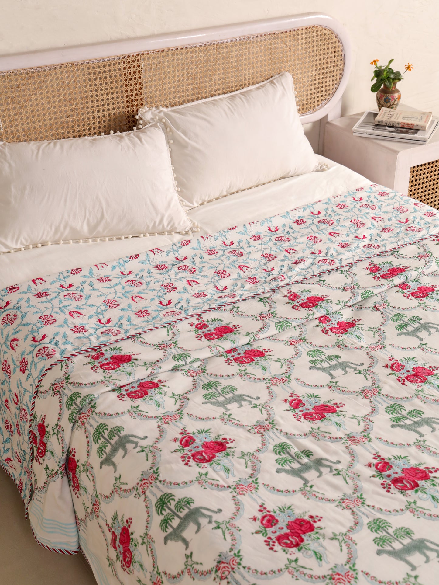 Premium Cotton Hand Block Print Reversible Dohar