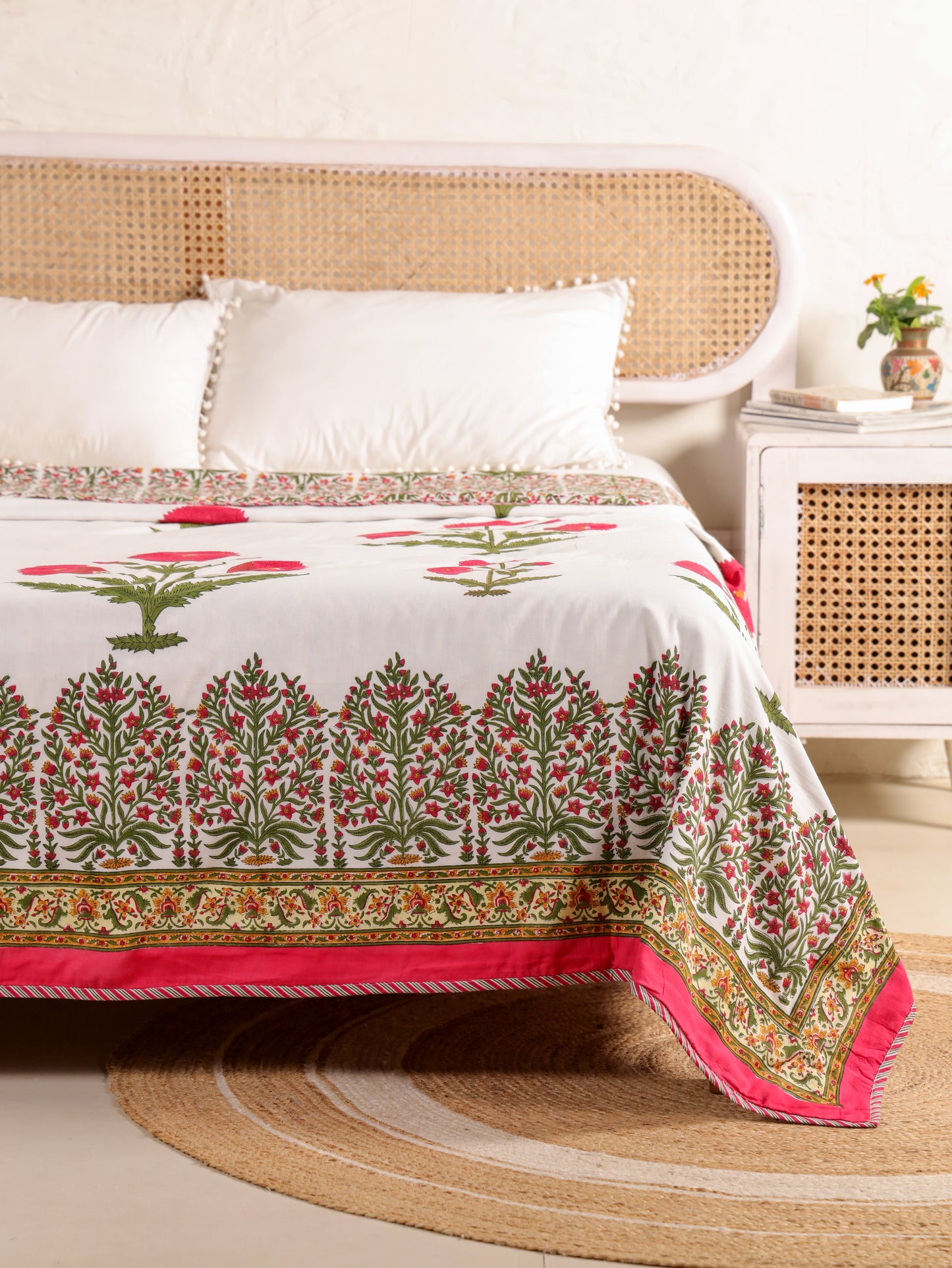 Premium Cotton Hand Block Print Reversible Dohar