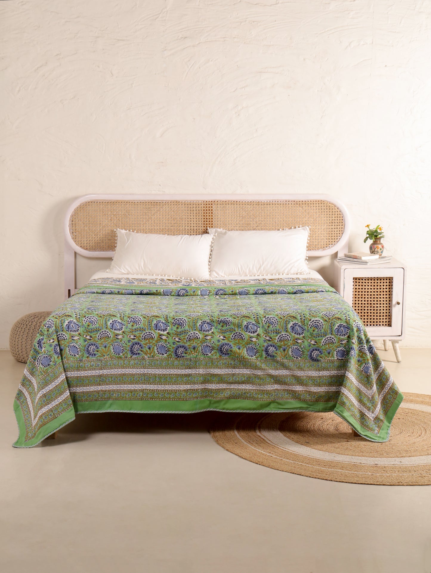 Premium Cotton Hand Block Print Reversible Dohar