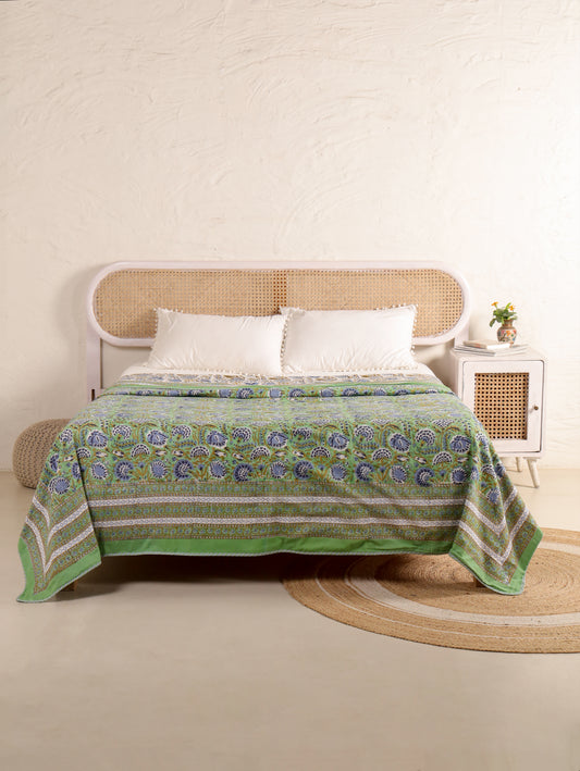 Premium Cotton Hand Block Print Reversible Dohar