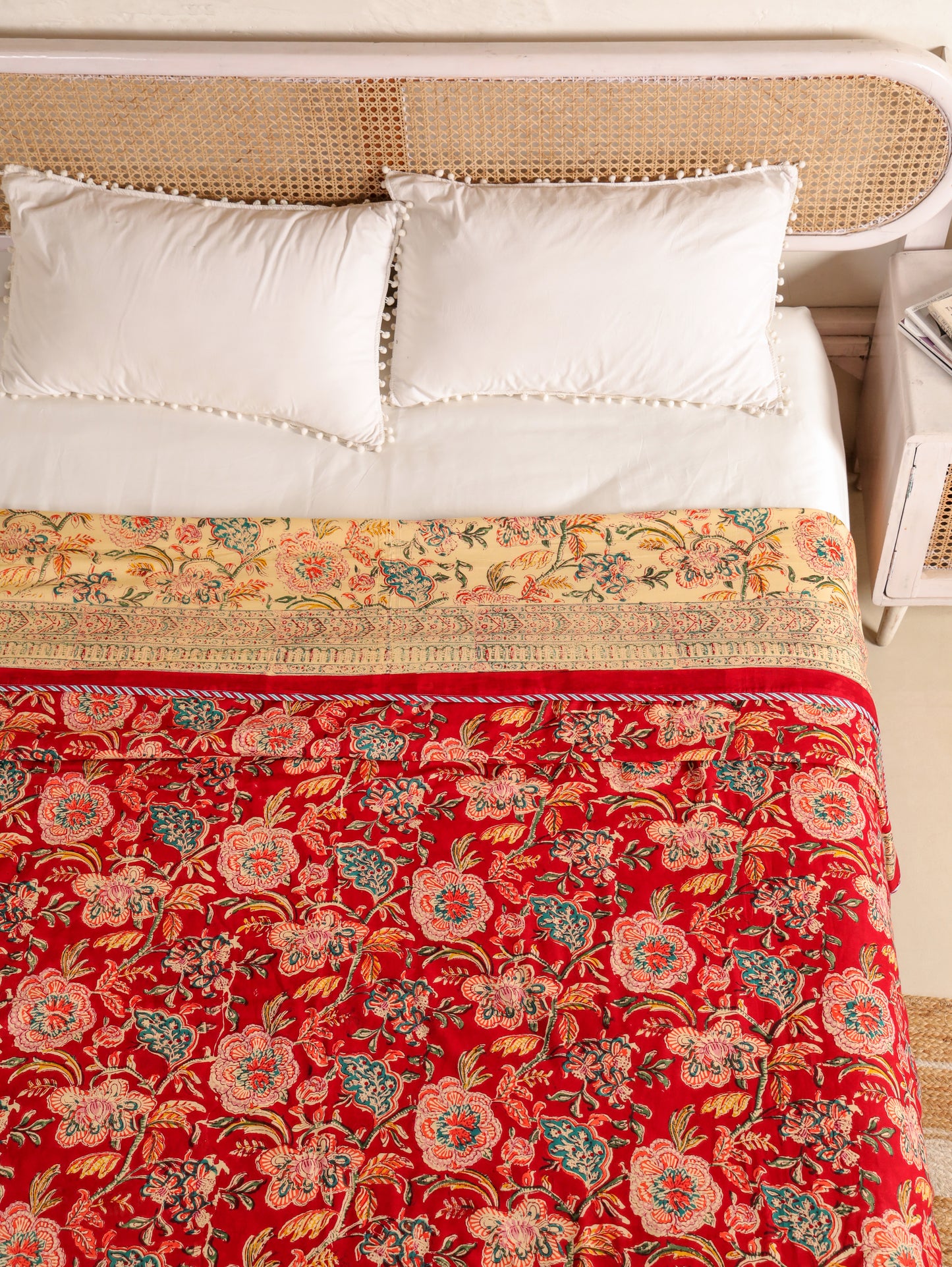 Premium Cotton Hand Block Print Reversible Dohar