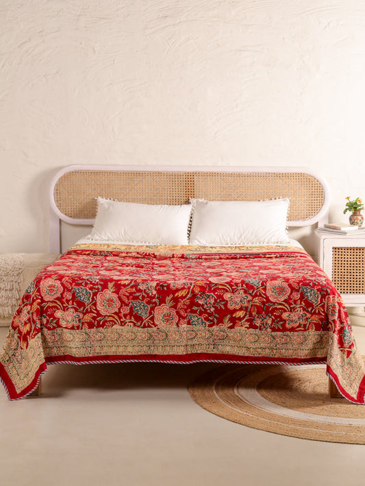 Premium Cotton Hand Block Print Reversible Dohar