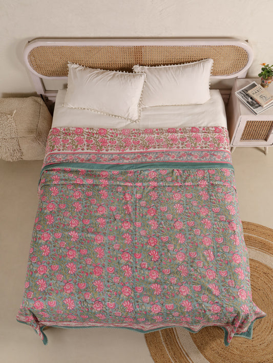 Premium Cotton Hand Block Print Reversible Dohar