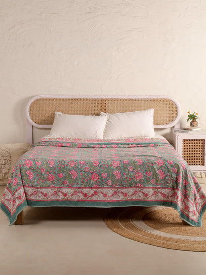 Premium Cotton Hand Block Print Reversible Dohar