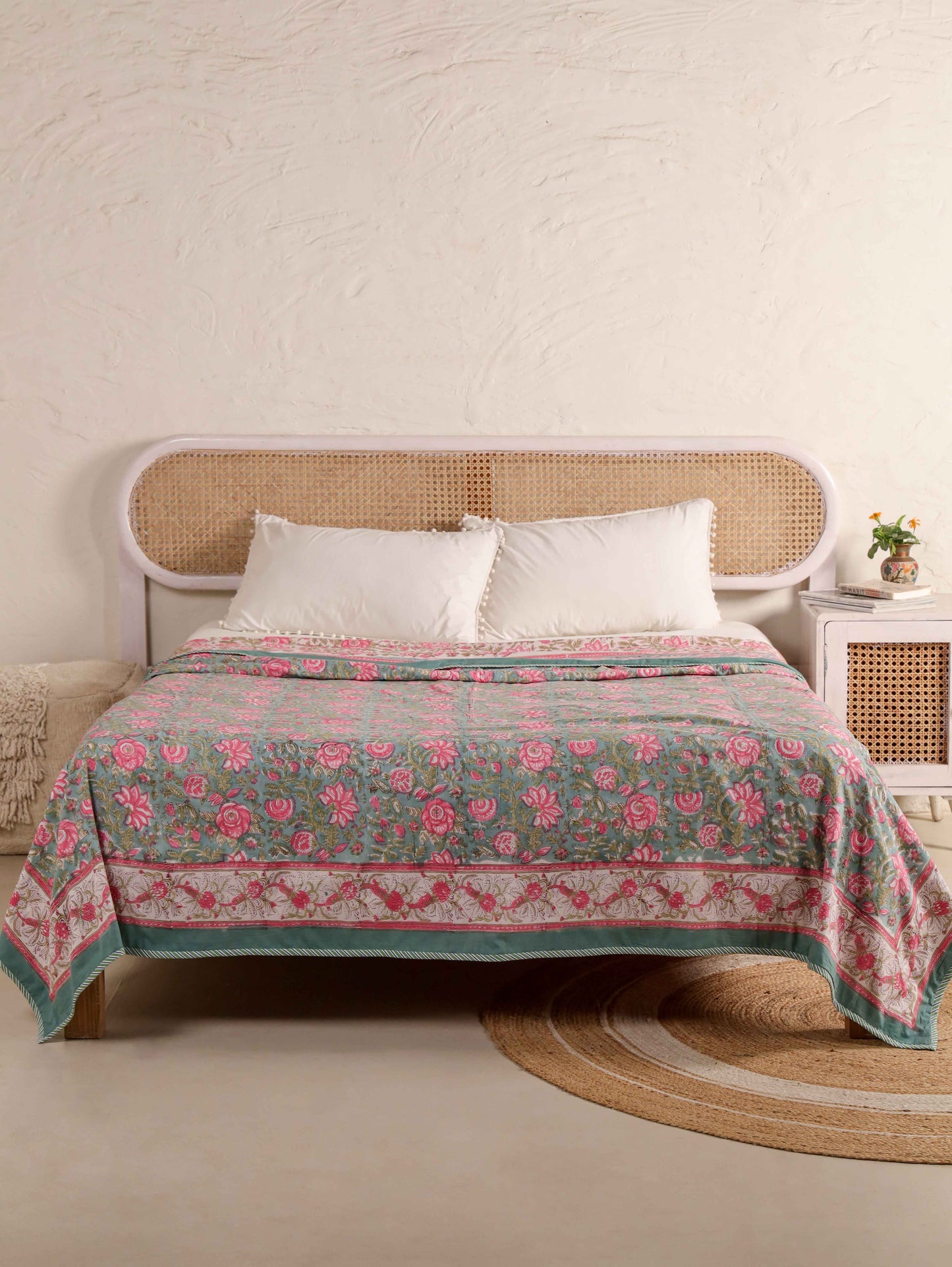 Premium Cotton Hand Block Print Reversible Dohar