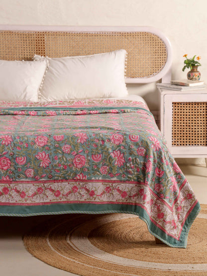 Premium Cotton Hand Block Print Reversible Dohar