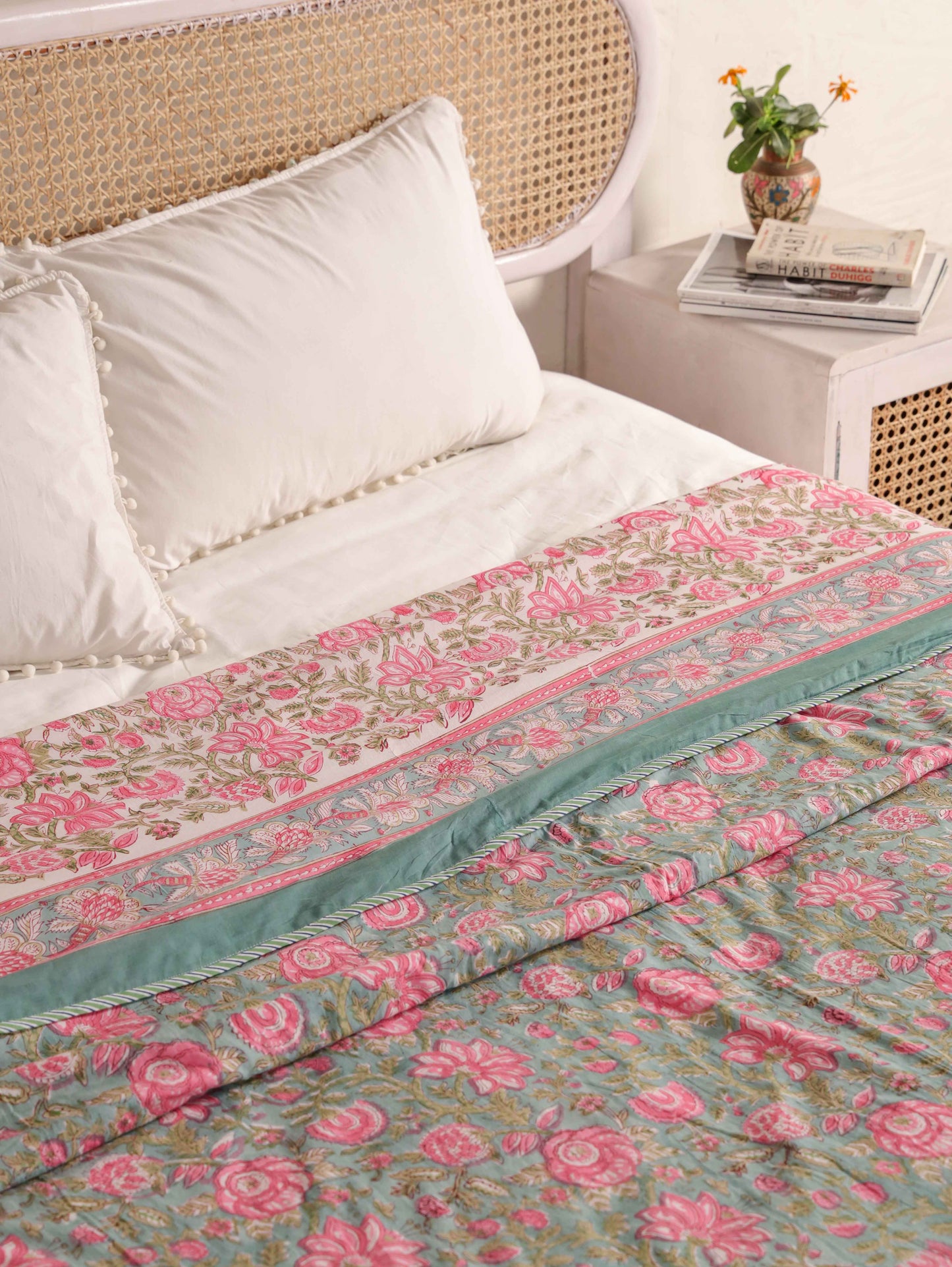 Premium Cotton Hand Block Print Reversible Dohar