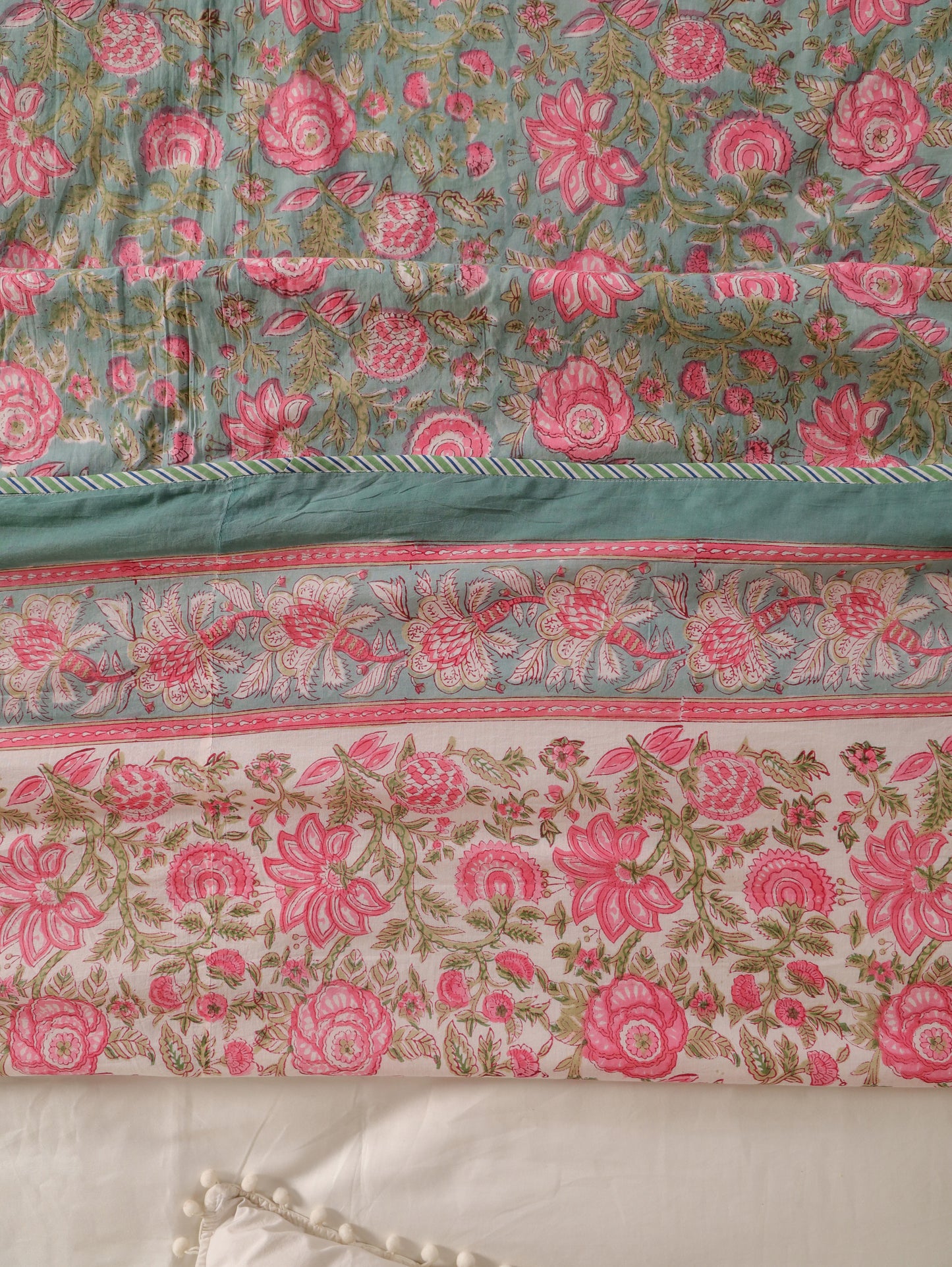 Premium Cotton Hand Block Print Reversible Dohar