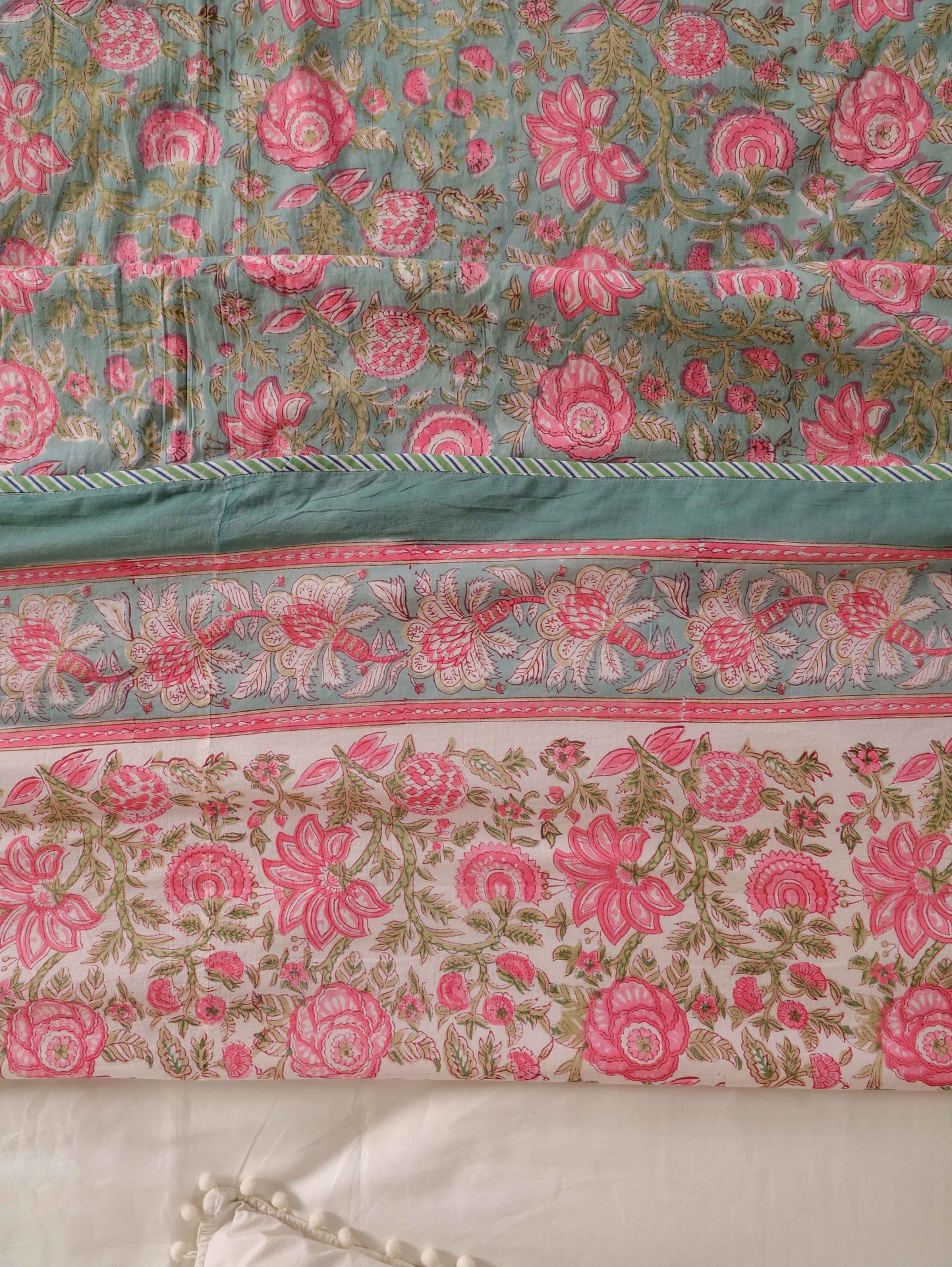 Premium Cotton Hand Block Print Reversible Dohar
