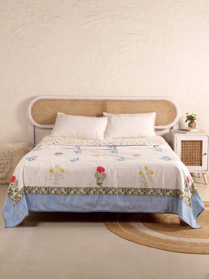 Premium Cotton Hand Block Print Reversible Dohar