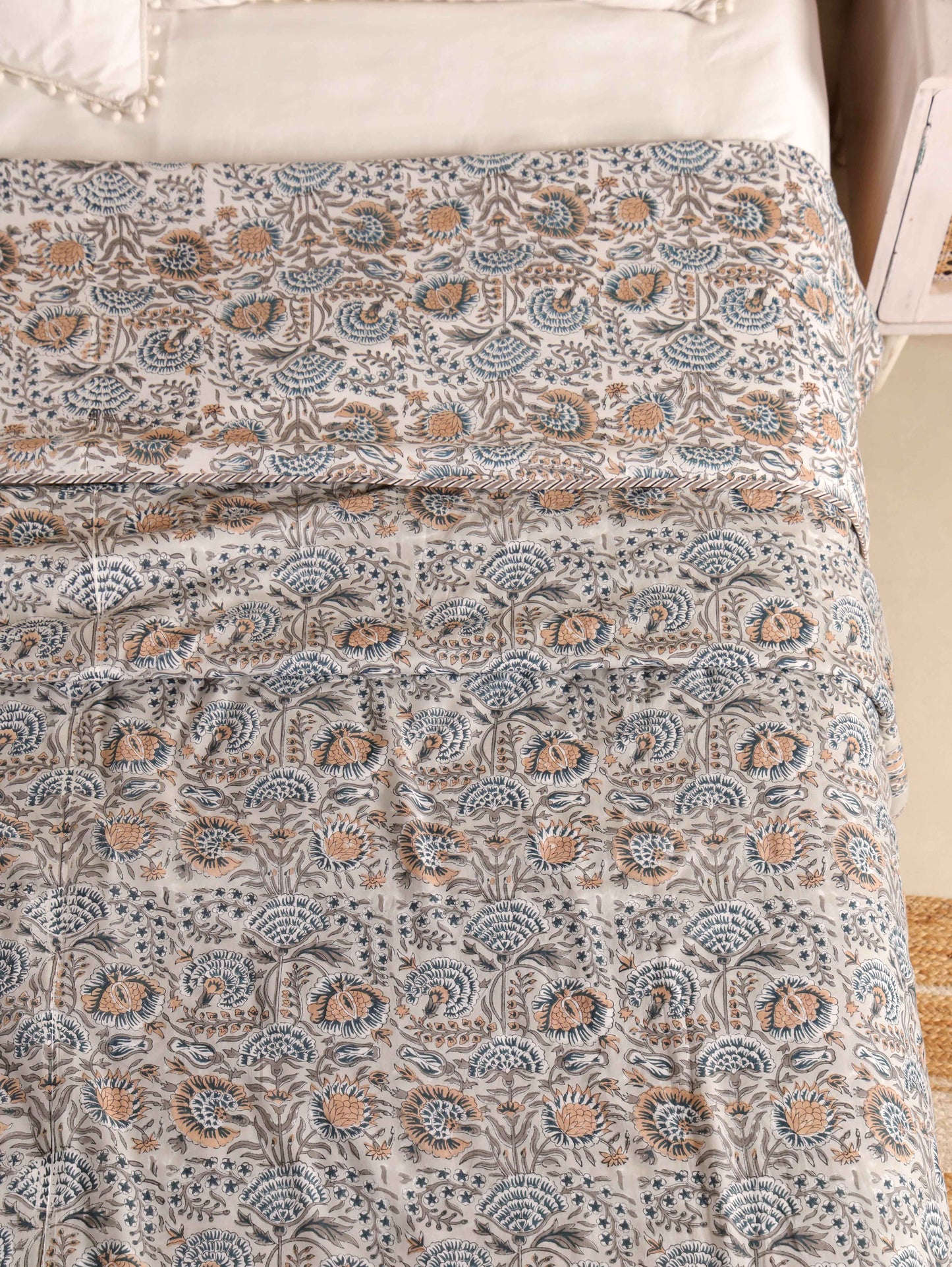 Premium Cotton Hand Block Print Reversible Dohar