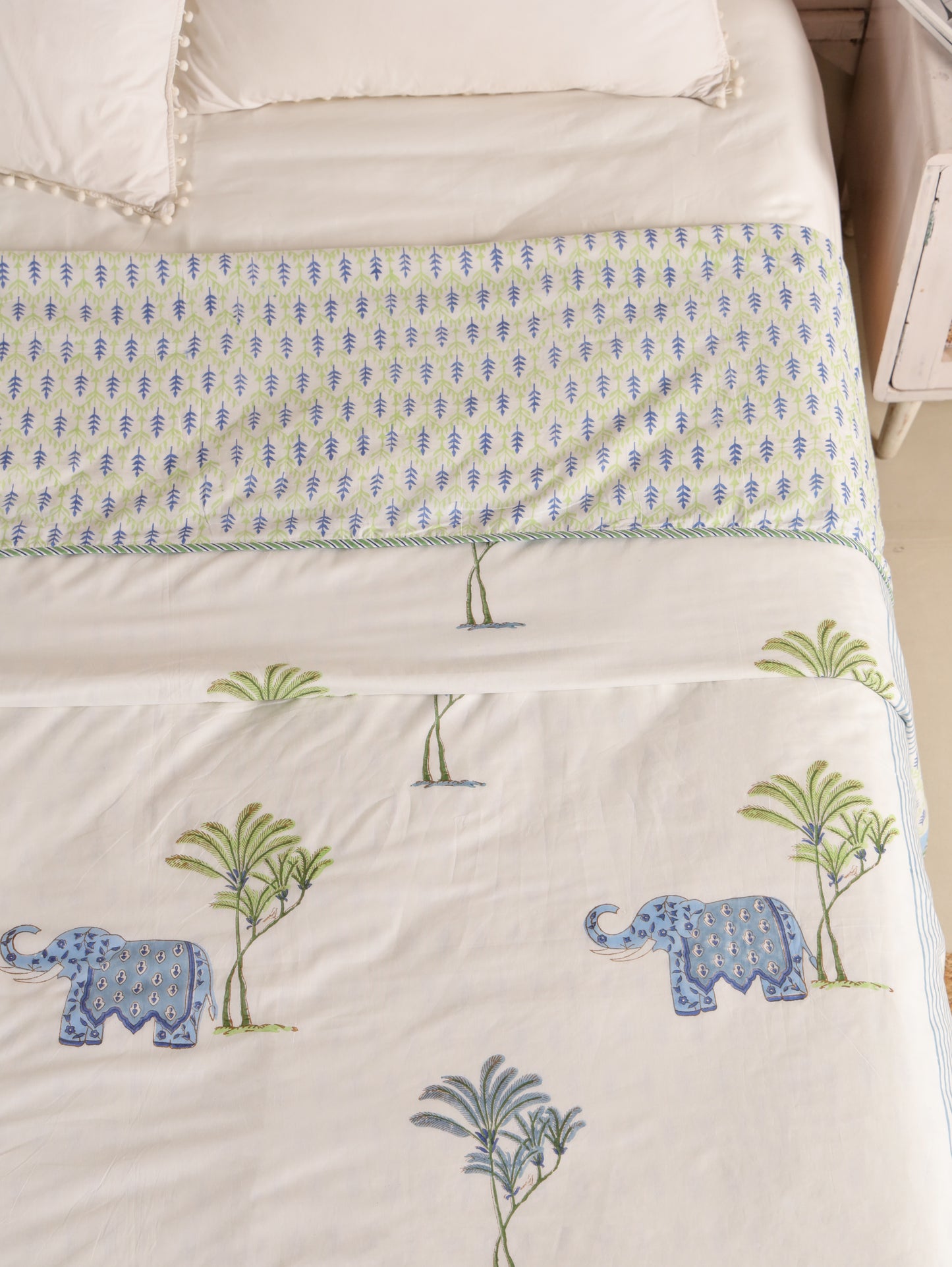 Premium Cotton Hand Block Print Reversible Dohar