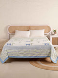 HATHI BAGH HAND BLOCK HAND BLOCK PRINT REVERSIBLE COTTON DOHARS