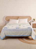 HATHI BAGH HAND BLOCK HAND BLOCK PRINT REVERSIBLE COTTON DOHARS