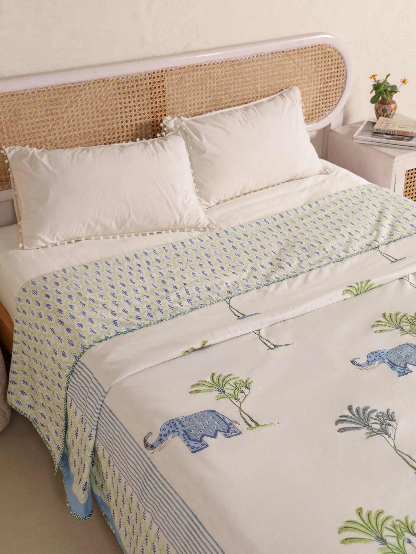 Premium Cotton Hand Block Print Reversible Dohar