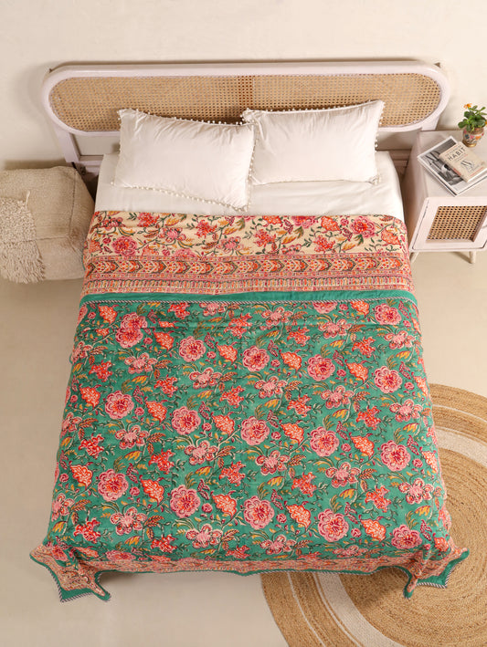 Premium Cotton Hand Block Print Reversible Dohar