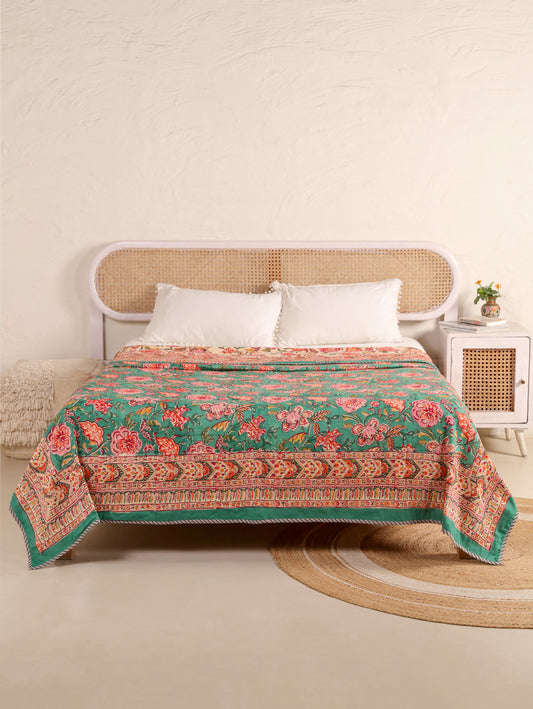 Premium Cotton Hand Block Print Reversible Dohar