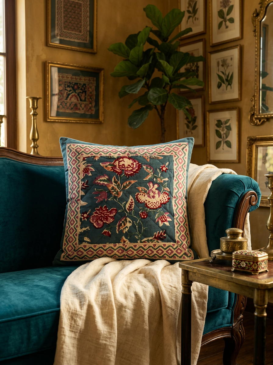 Quilted Cushion Cover - Set Of 2