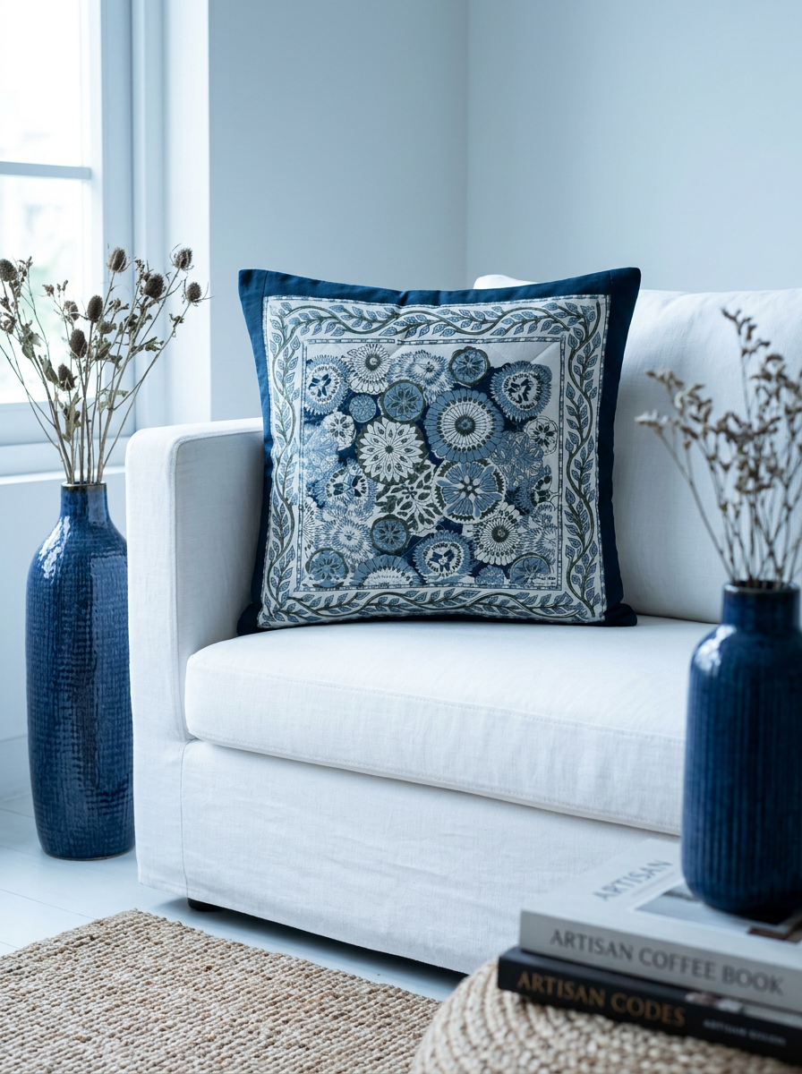 Quilted Cushion Cover - Set Of 2