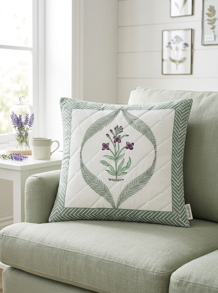 Quilted Cushion Cover - Set Of 2