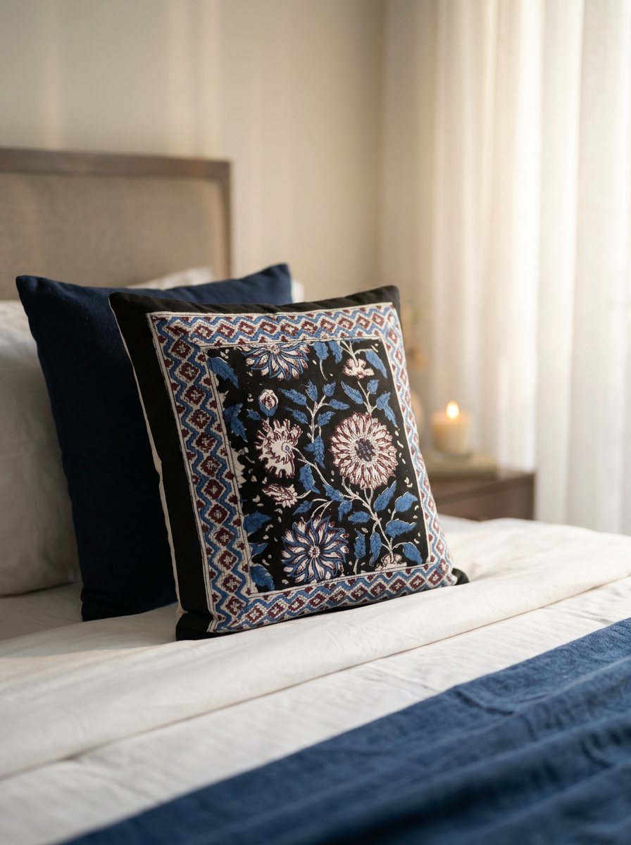 Quilted Cushion Cover - Set Of 2