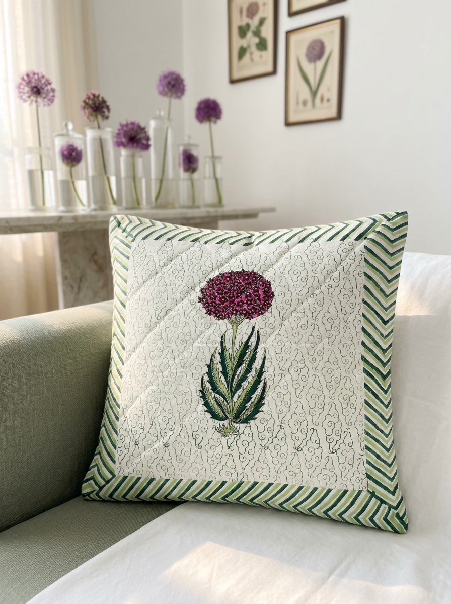Quilted Cushion Cover - Set Of 2
