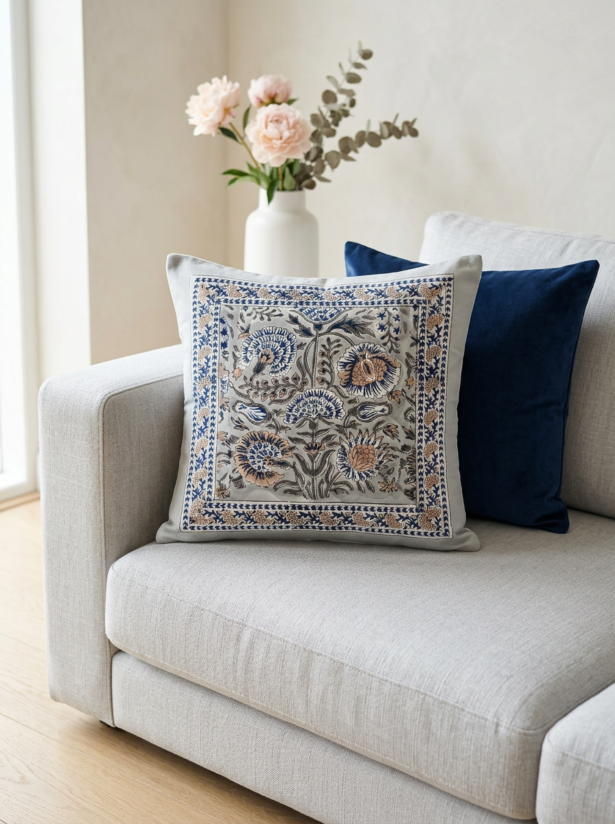 Quilted Cushion Cover - Set Of 2