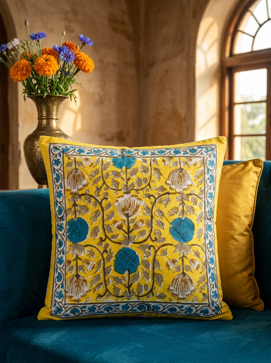 Quilted Cushion Cover - Set Of 2
