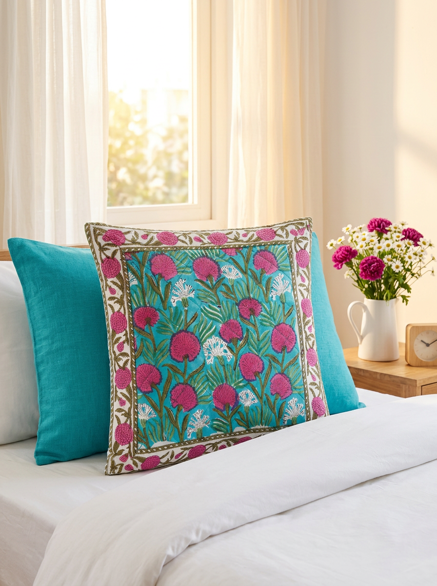 Quilted Cushion Cover - Set Of 2