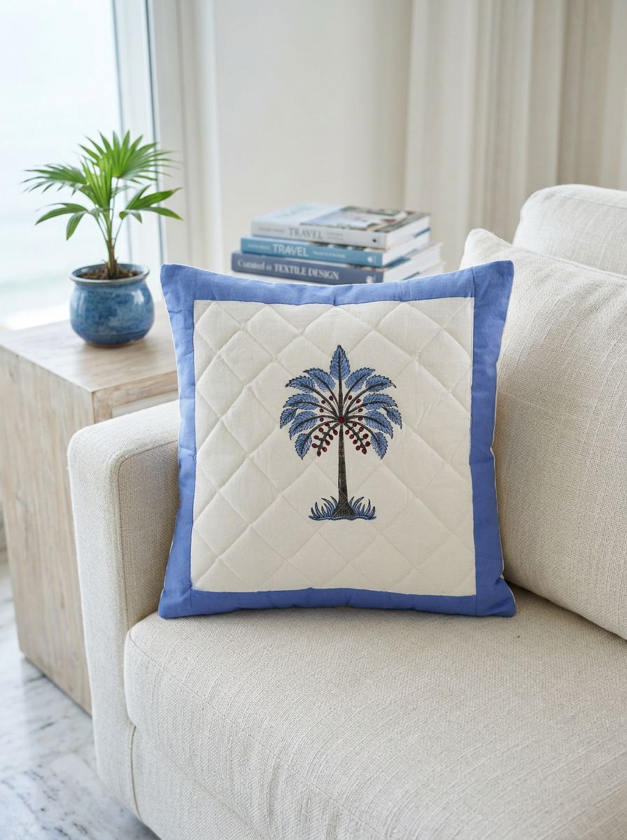 Quilted Cushion Cover - Set Of 2