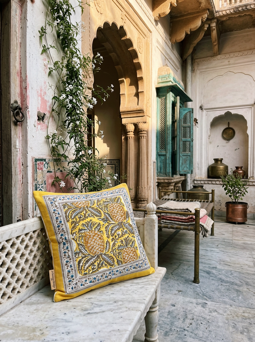 Quilted Cushion Cover - Set Of 2
