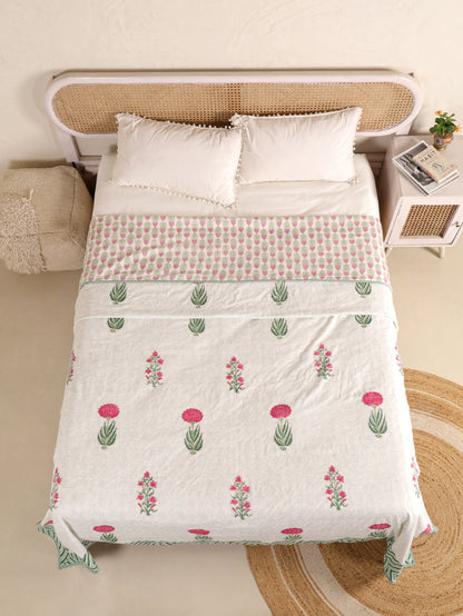 Premium Cotton Hand Block Print Reversible Dohar
