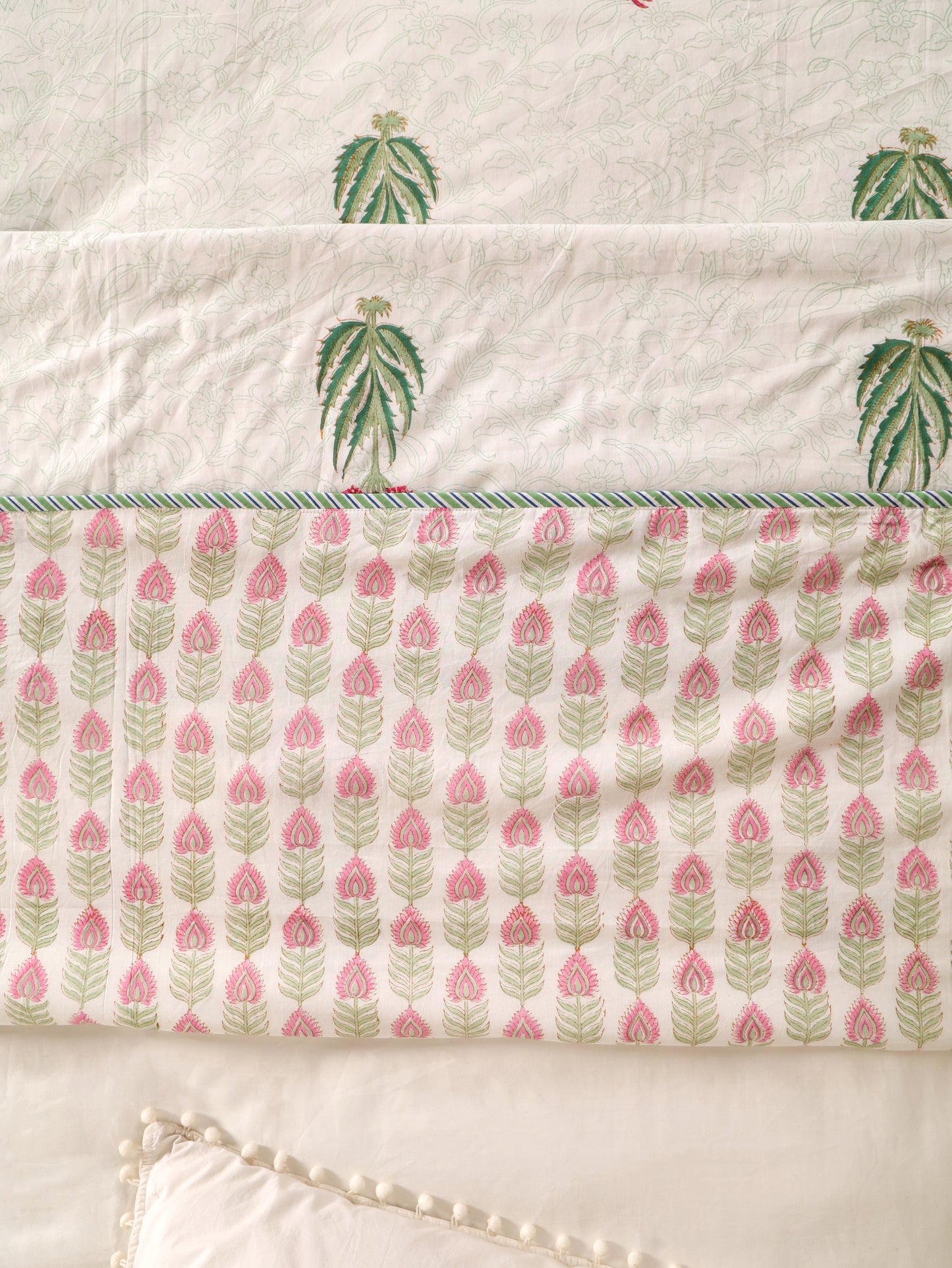 Premium Cotton Hand Block Print Reversible Dohar