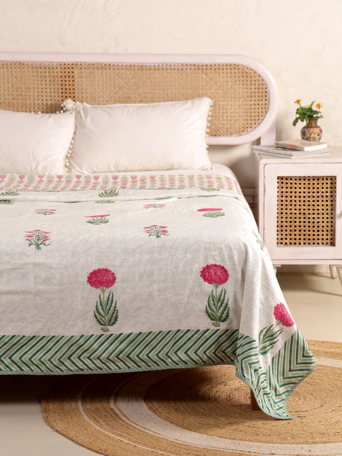 Premium Cotton Hand Block Print Reversible Dohar