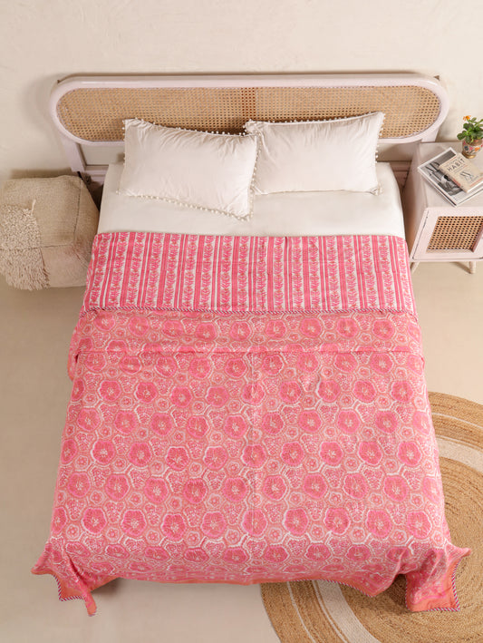 Premium Cotton Hand Block Print Reversible Dohar