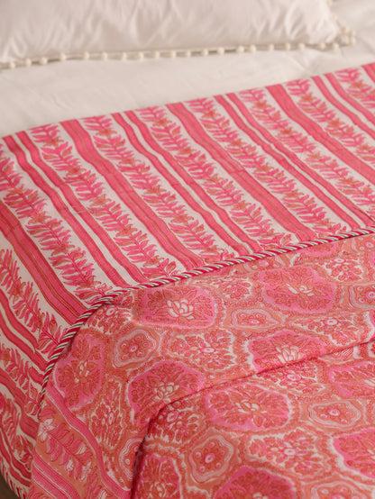 Premium Cotton Hand Block Print Reversible Dohar
