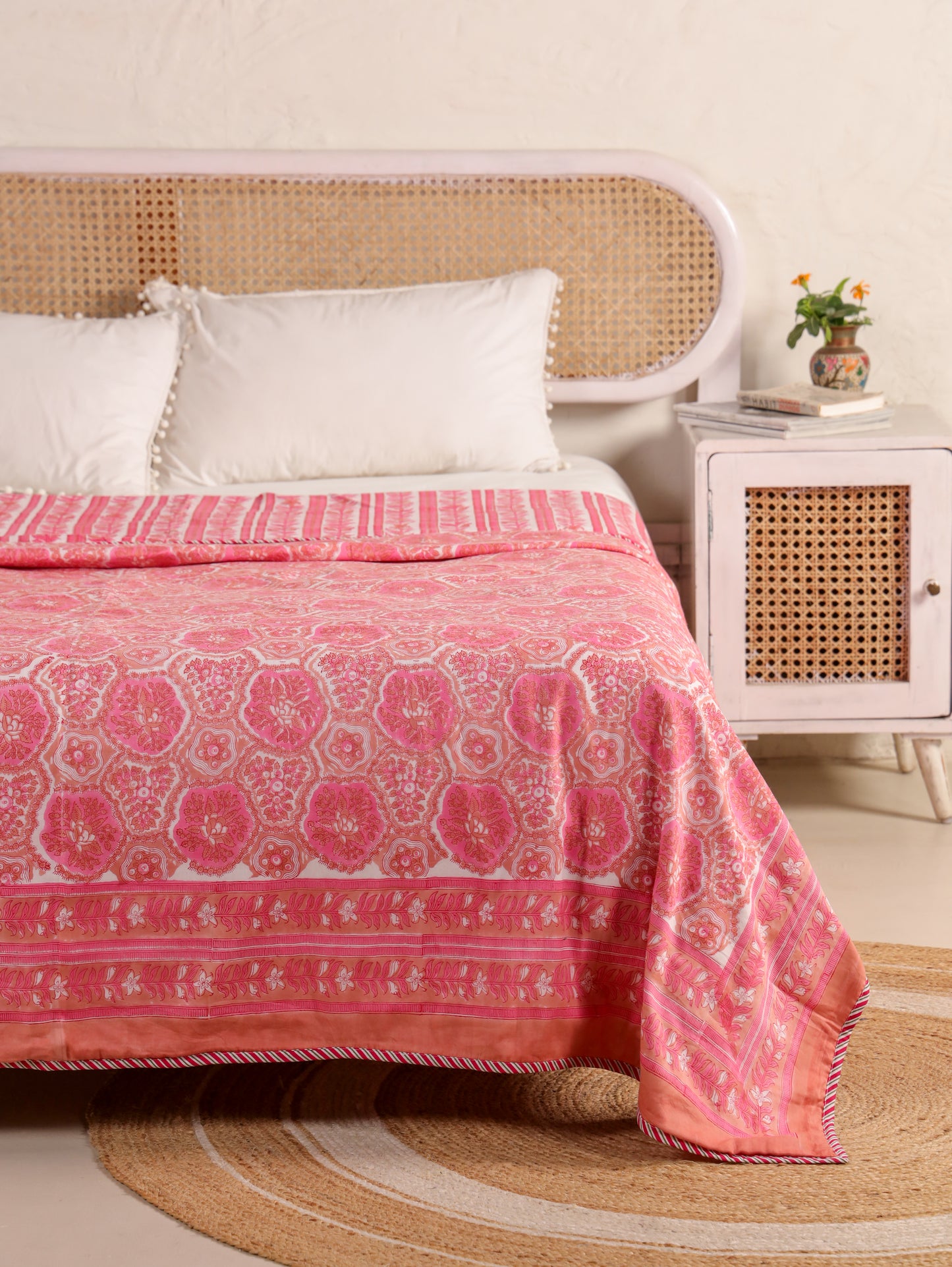 Premium Cotton Hand Block Print Reversible Dohar