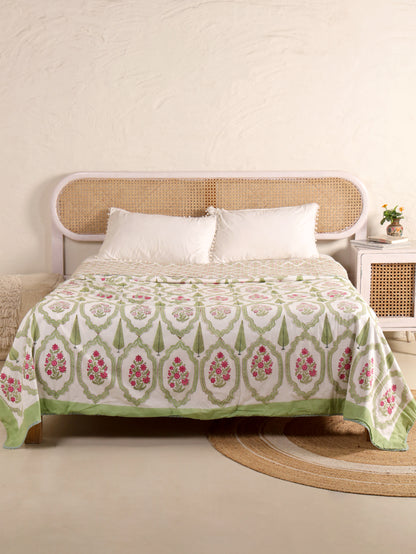 Premium Cotton Hand Block Print Reversible Dohar