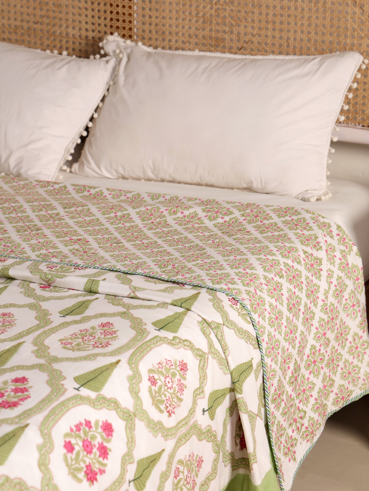 Premium Cotton Hand Block Print Reversible Dohar