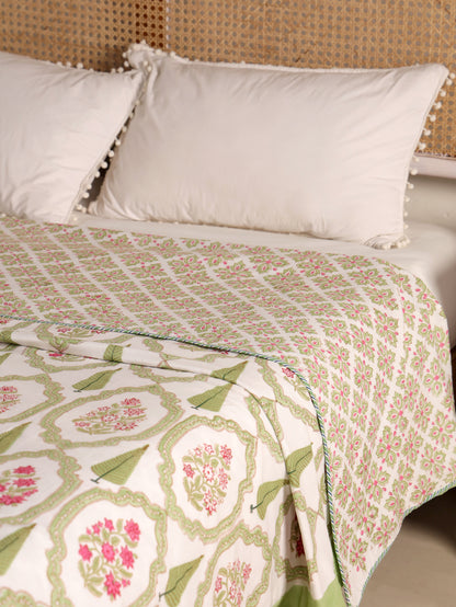 Premium Cotton Hand Block Print Reversible Dohar