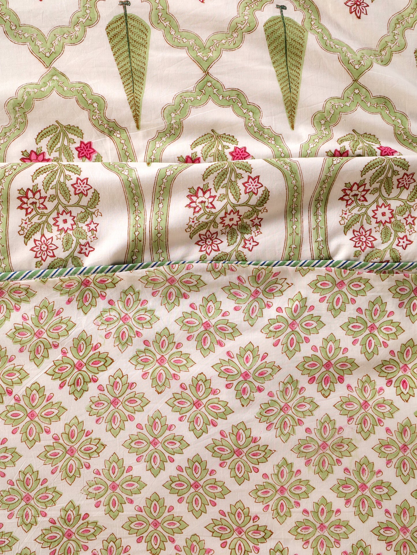 Premium Cotton Hand Block Print Reversible Dohar