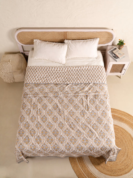 Premium Cotton Hand Block Print Reversible Dohar
