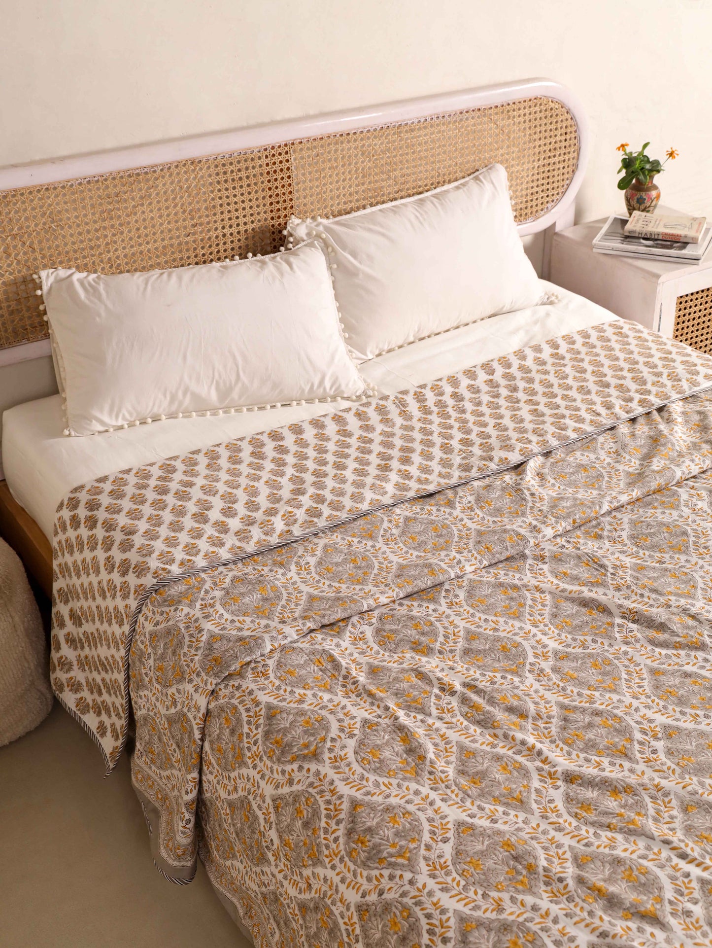 Premium Cotton Hand Block Print Reversible Dohar