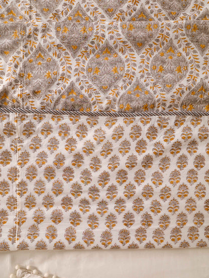 Premium Cotton Hand Block Print Reversible Dohar