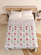 THE ROYAL LEOPARD PRINT HAND BLOCK PRINT REVERSIBLE COTTON DOHARS