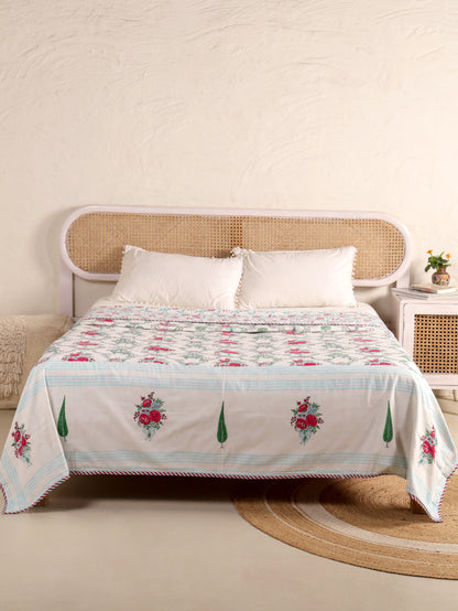 Premium Cotton Hand Block Print Reversible Dohar