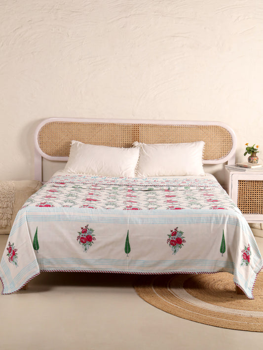 Premium Cotton Hand Block Print Reversible Dohar