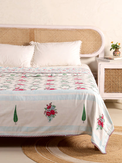 Premium Cotton Hand Block Print Reversible Dohar