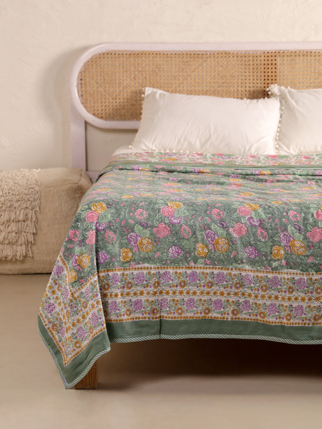 Premium Cotton Hand Block Print Reversible Dohar