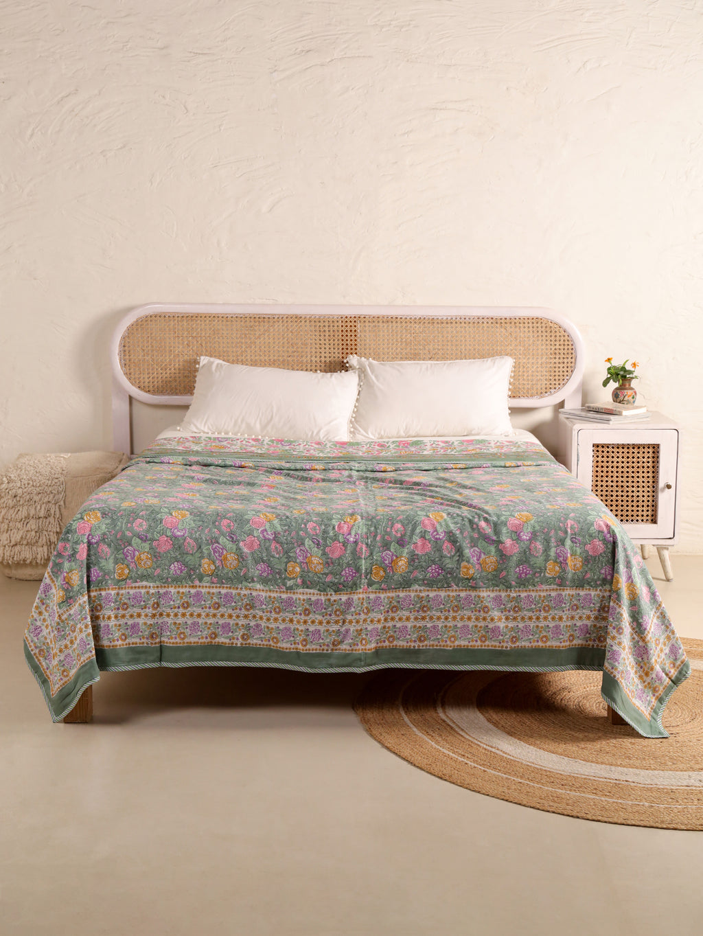 Premium Cotton Hand Block Print Reversible Dohar